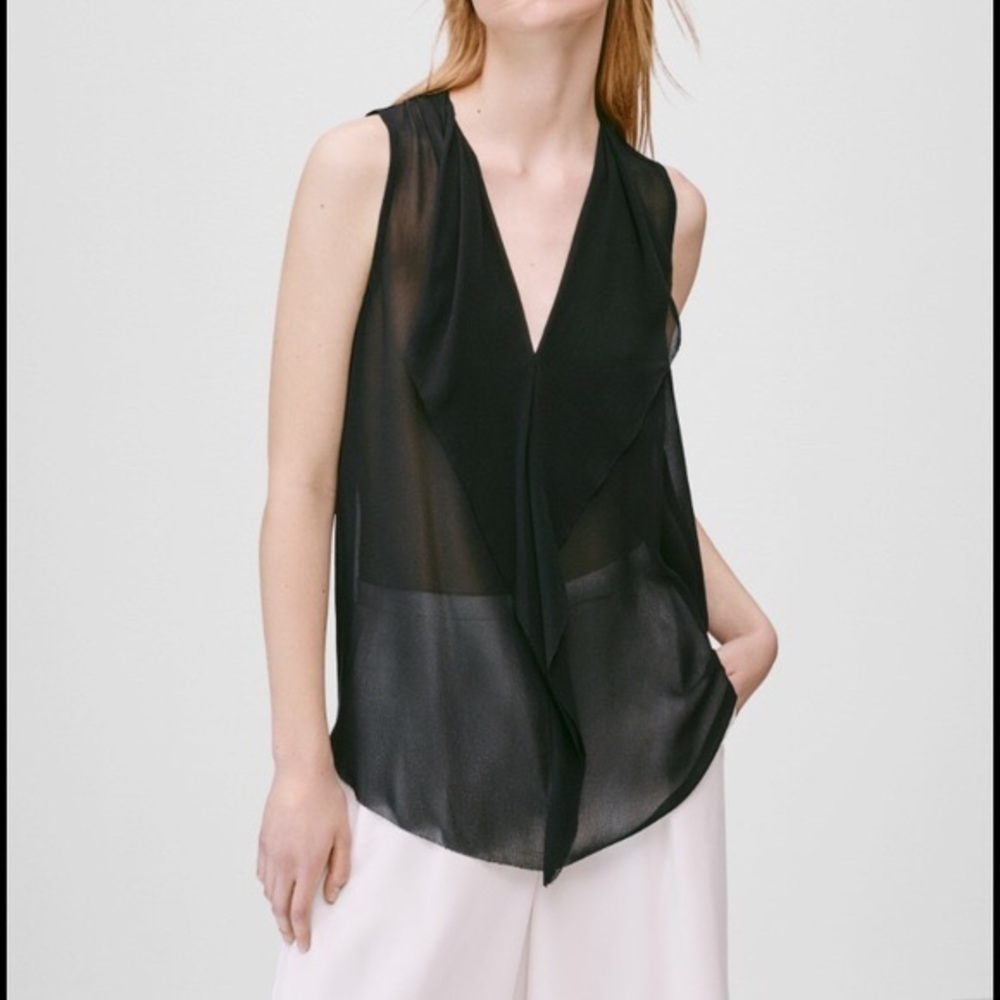 Aritzia Babaton silk blouse